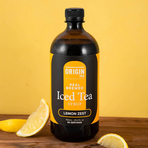 Origin Tea Lemon Zest Iced Tea Syrup BOTTLE 750ml