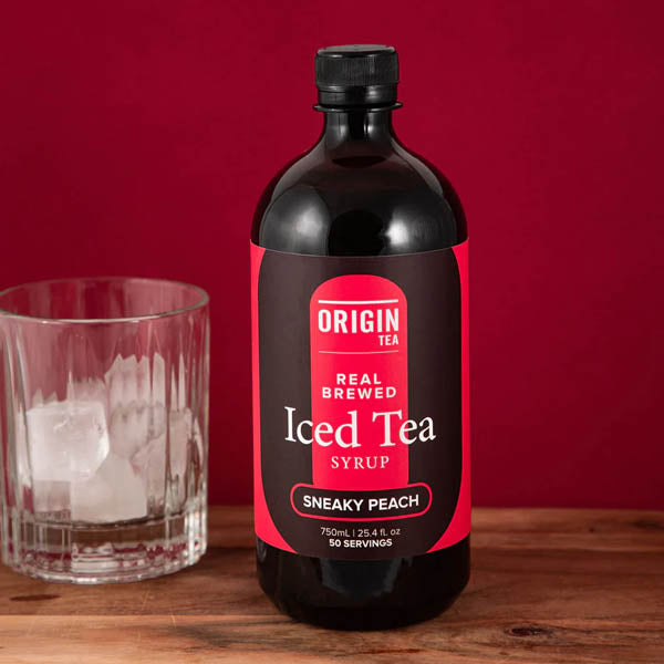 Origin Tea Sneaky Peach Iced Tea Syrup BOTTLE 750ml