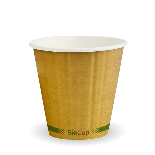 Bio Double Wall Cup Brown 8oz(90mm) - BCK-8DW-GS(90) CTN 1000