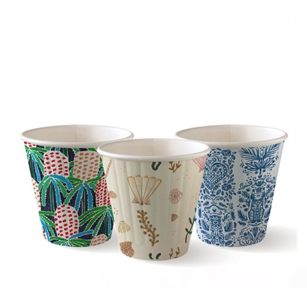 8oz (90mm) Art Series Double Wall Biocup-BC-8DW(90)-ARTSERIES CTN 1000
