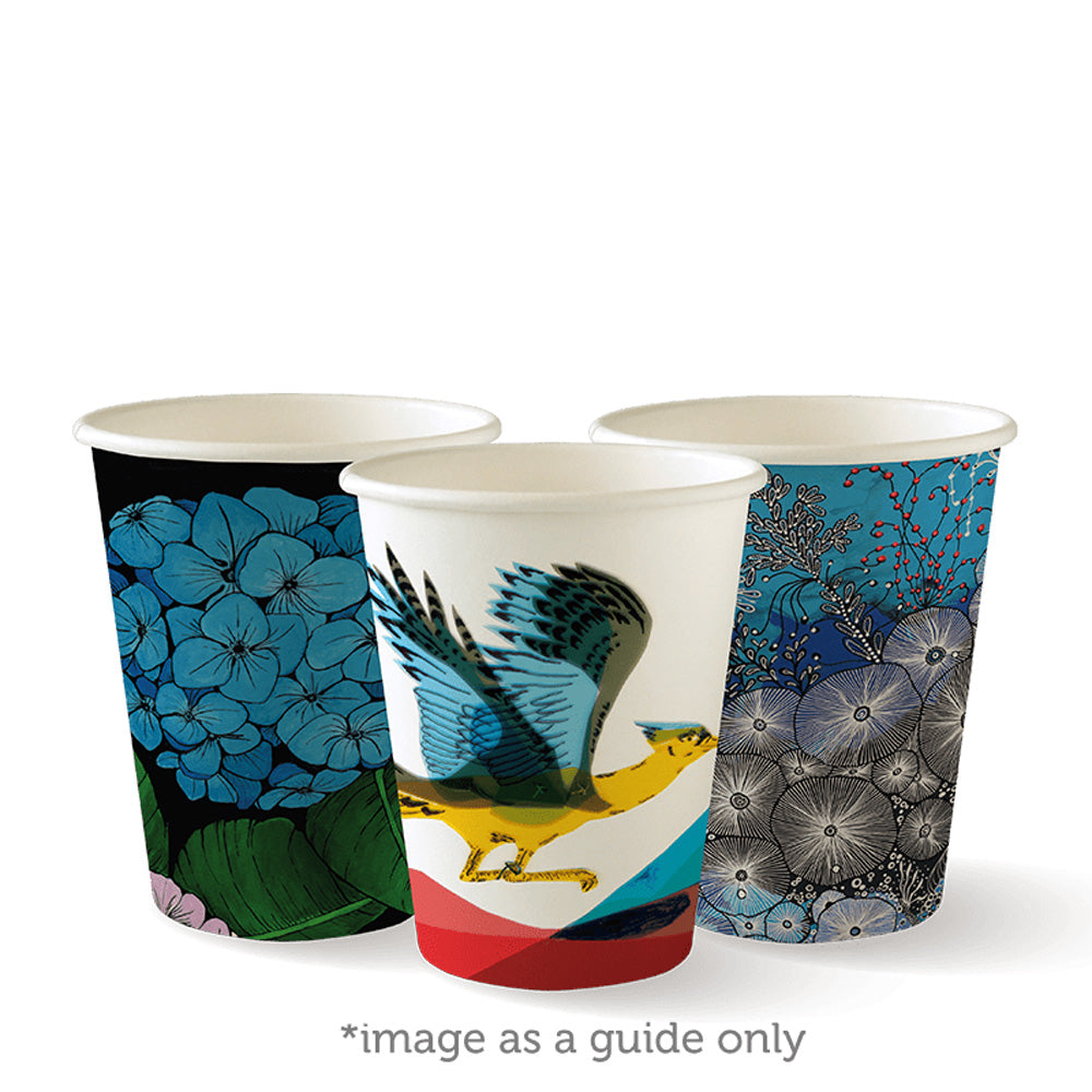 8oz (80mm) Art Series Single Wall Biocup (BC-8-ART SERIES) CTN 1000