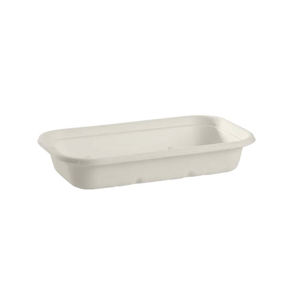750ml White Biocane Takeaway Base - B-LB-750-W CTN 500