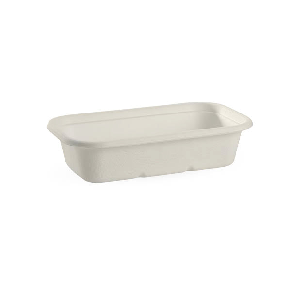 1000ml White Biocane Takeaway Base - B-LB-1000-W CTN 500