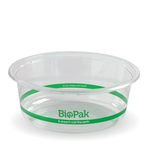 P-600W - 600ml Wide Clear Biobowl CTN 600