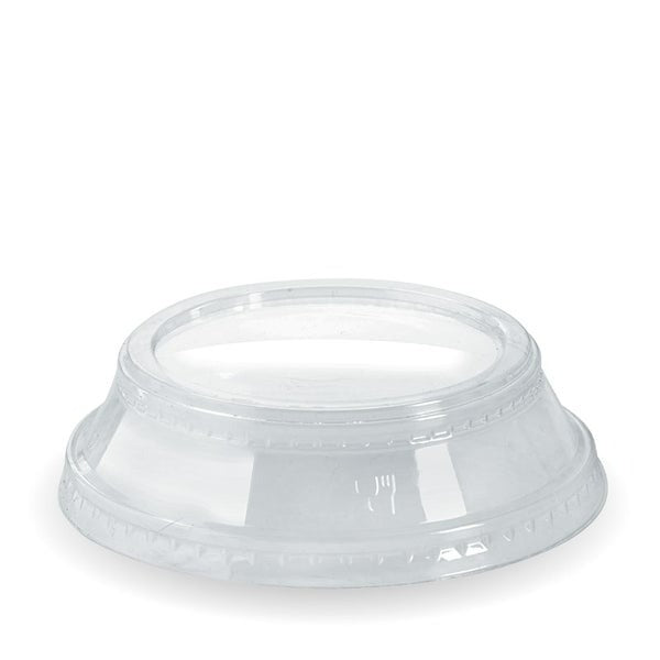 Biopak 300-700ml Cup Dome Lid with no hole - C-96D(N) SLEEVE 50
