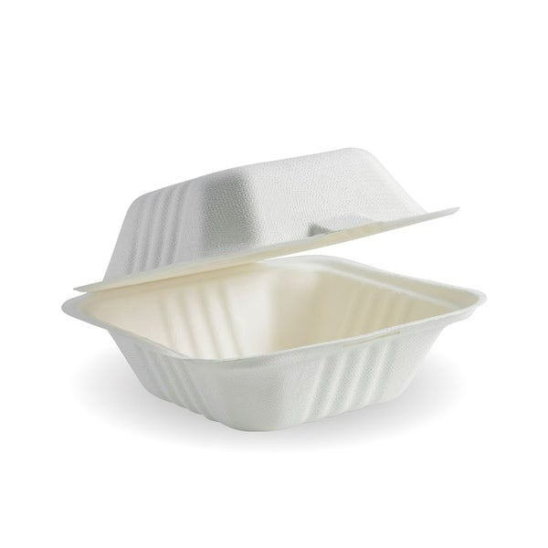 B-HL-66 Bio White 6x6 Clamshell CTN 500