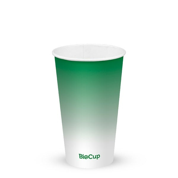 Biopak 16oz Cold Paper BioCup - Milkshake Cup - BCC-16-G SLEEVE 50