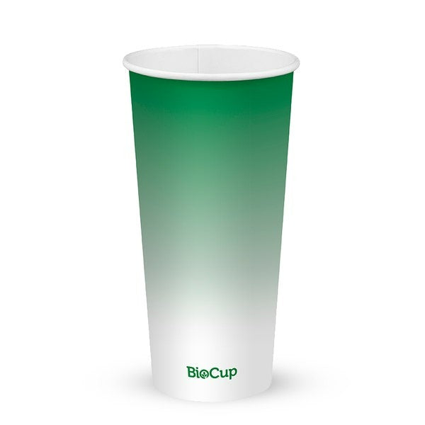 Biopak 22oz Cold Paper BioCup - Milkshake Cup - BCC-22-G SLEEVE 50