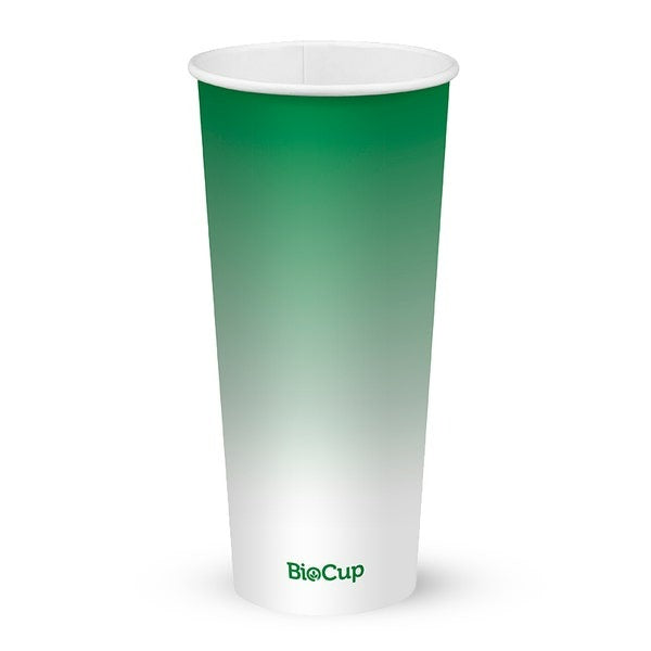 Biopak - 24oz Cold Paper BioCup - Milkshake Cup - BCC-24-G SLEEVE 25