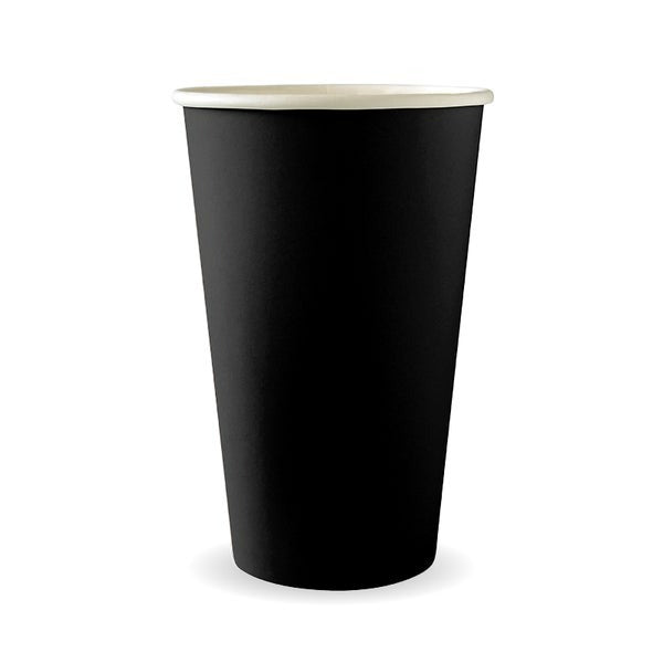Generic Black Single Wall 16oz Cups CTN 1000