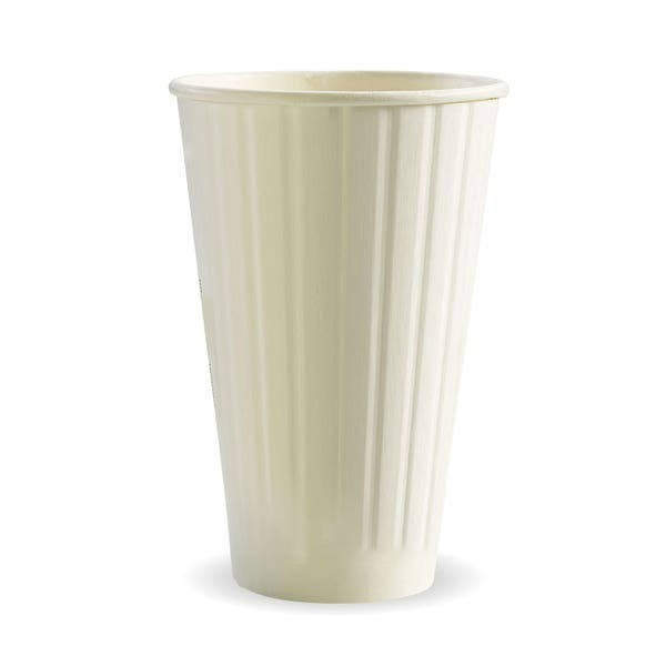 Biocup 16oz Double Wall Cup - White - BC-16DWW SLEEVE 40