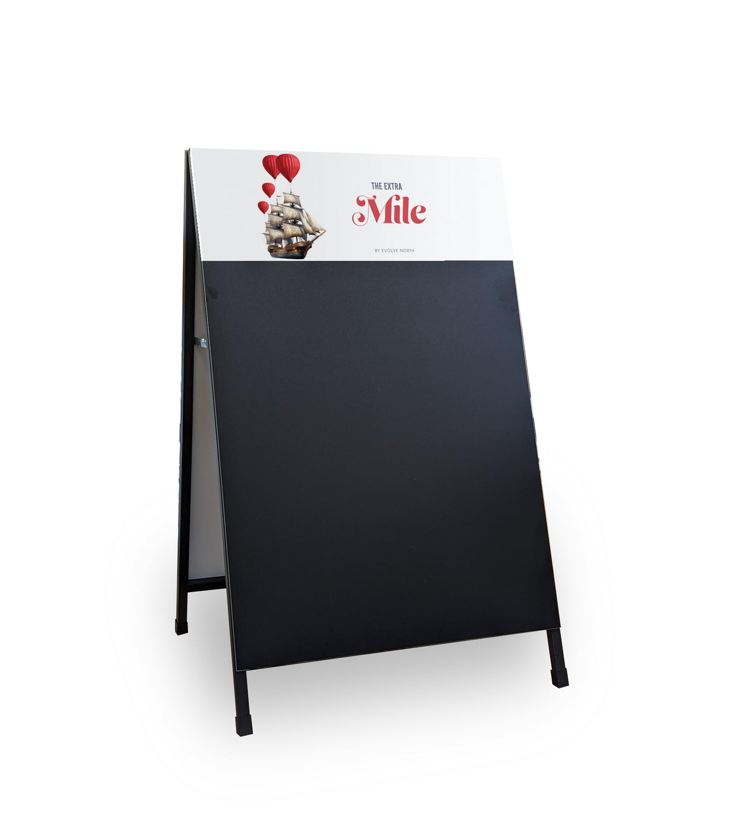 The Extra Mile A Frame - with Chalk Board EACH 1