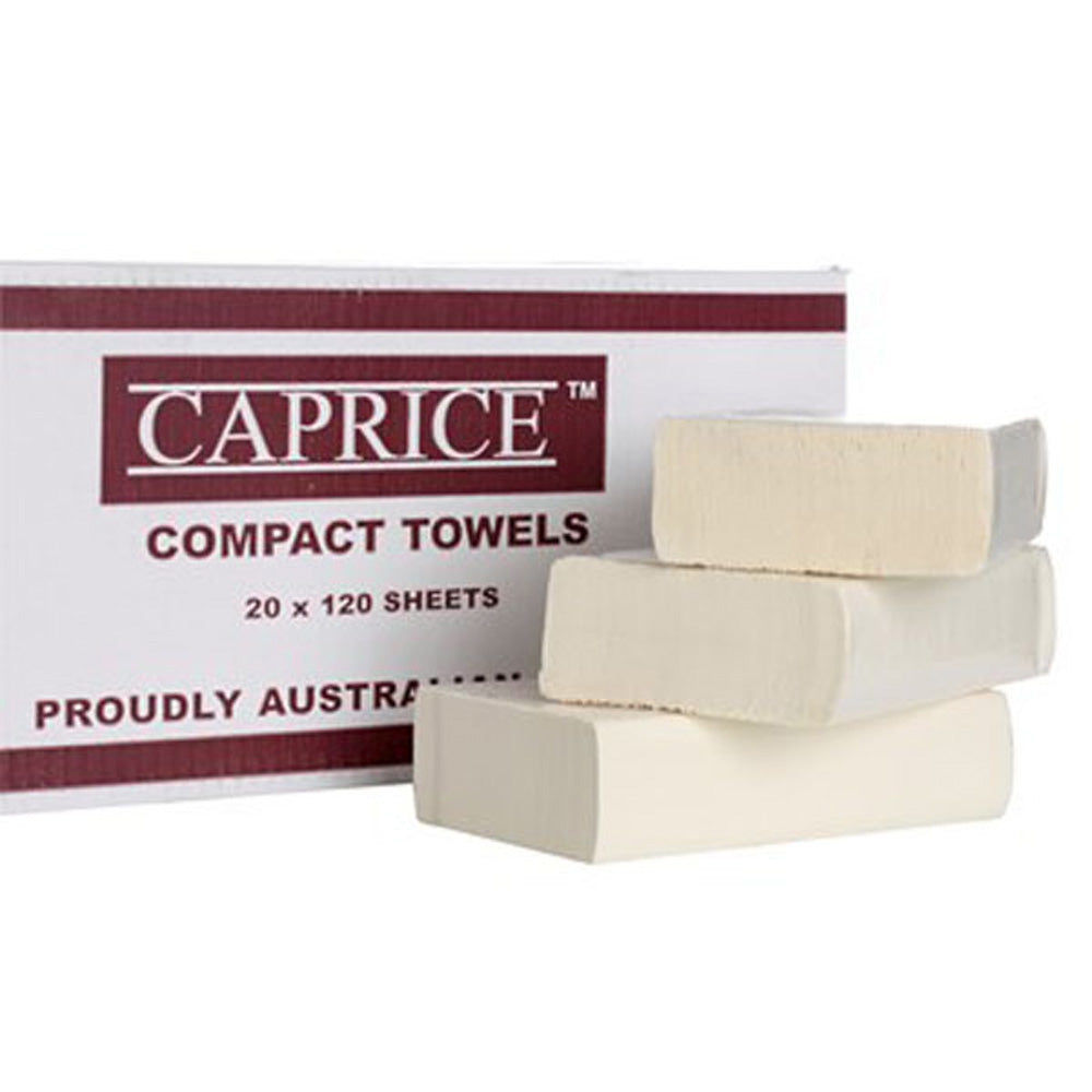 Caprice Compact Interleaved Handtowel 19.5 x 29cm (20 x 120) - 2520CU CTN 20