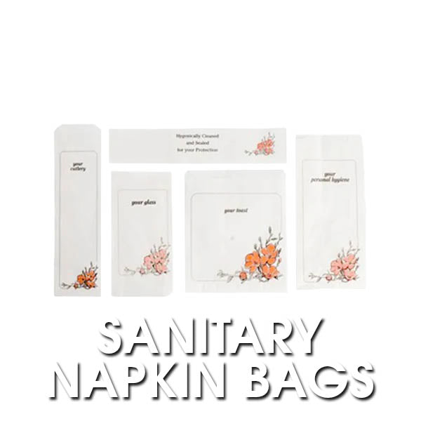 Floral Sanitary Napkin Bags CTN 500
