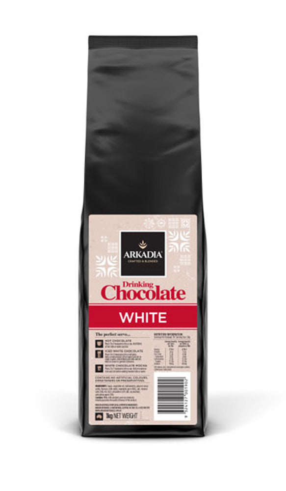 Arkadia White Drinking Chocolate - 1kg BAG 1