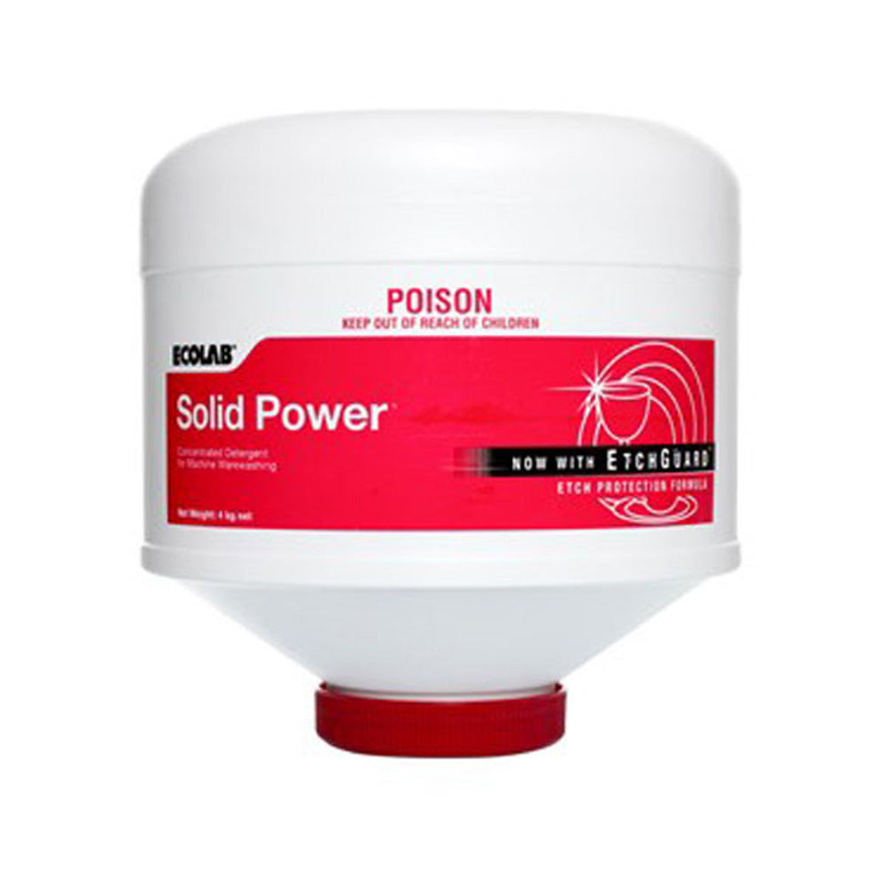 Ecolab Solid Power Dishmachine Detergent - 7106431 - 4kg CTN 4