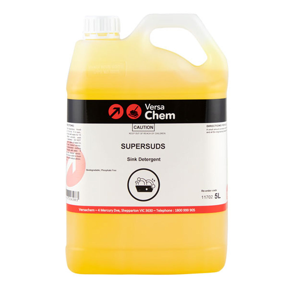 Versachem BLACK Supersuds Dishwashing Liquid DRUM 5L