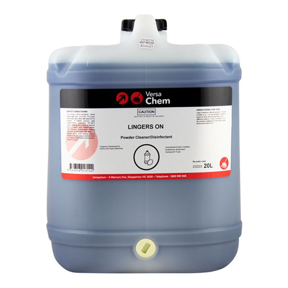 Versachem BLACK Lingers On Disinfectant DRUM 20L