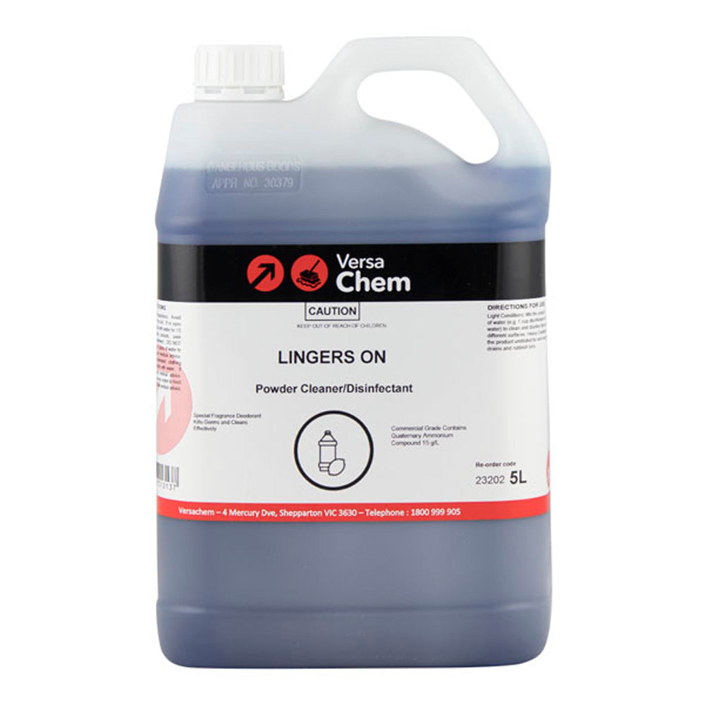 Versachem BLACK Lingers On Disinfectant DRUM 5L
