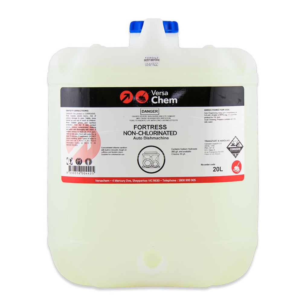 Versachem BLACK Fortress (NON-CHLORINATED) Dishmachine Liquid DRUM 20L