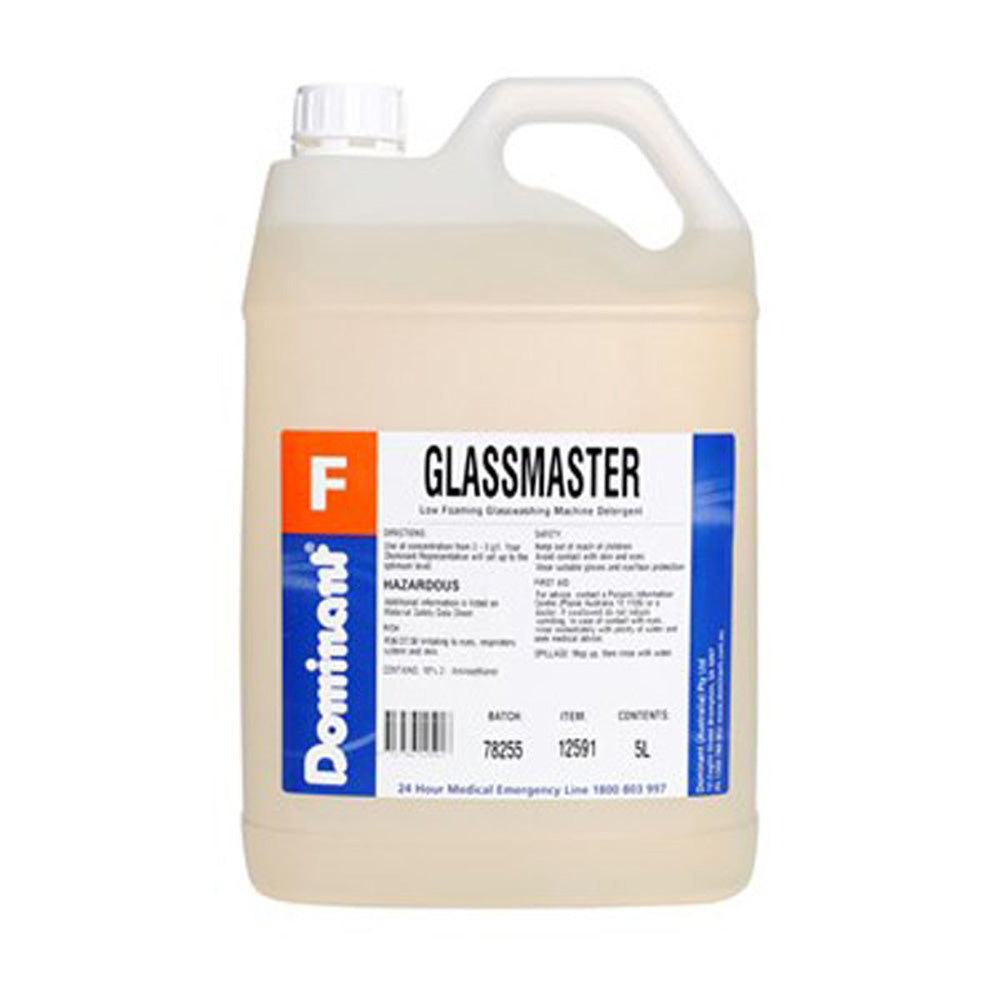 Dominant Glassmaster - Low Foaming Glasswash Detergent DRUM 5L