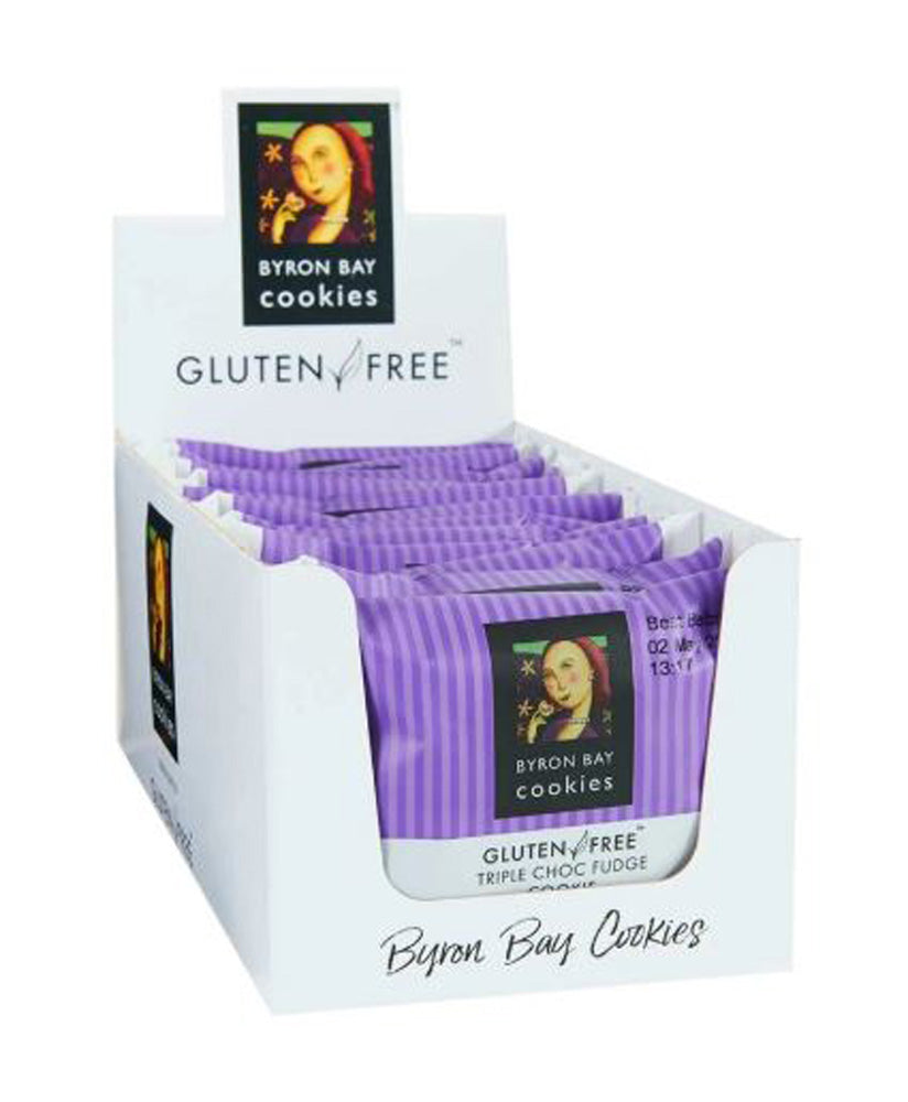 G/FREE Byron Bay Triple Chocolate Fudge Cookies DOZEN 1