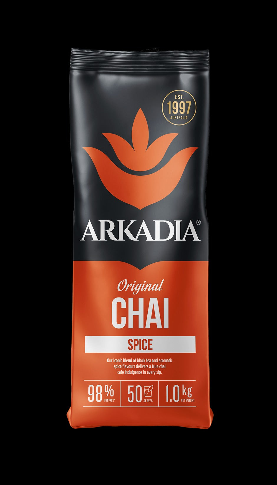 Arkadia Chai Tea Spice 1kg Soft Pack BAG 1