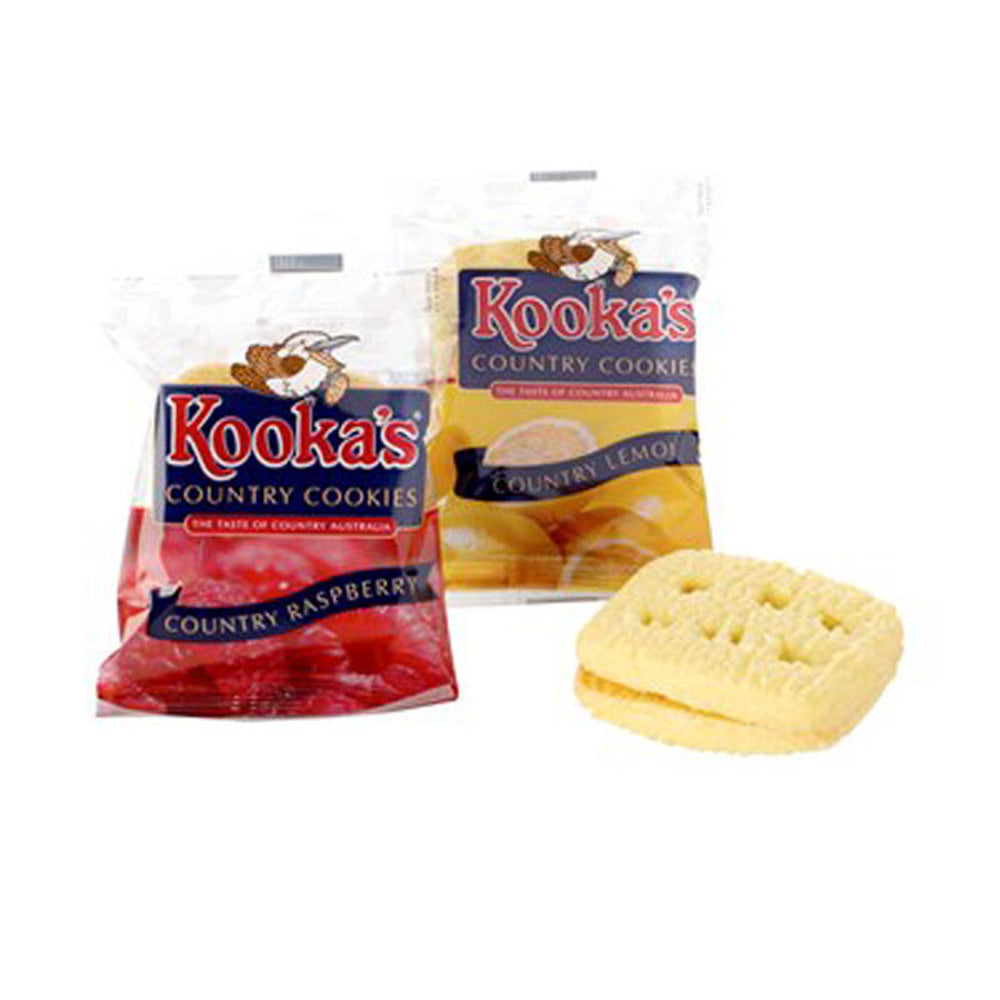Kookas Jam Biscuit Portions (50% Lemon/50% Raspberry) CTN 100