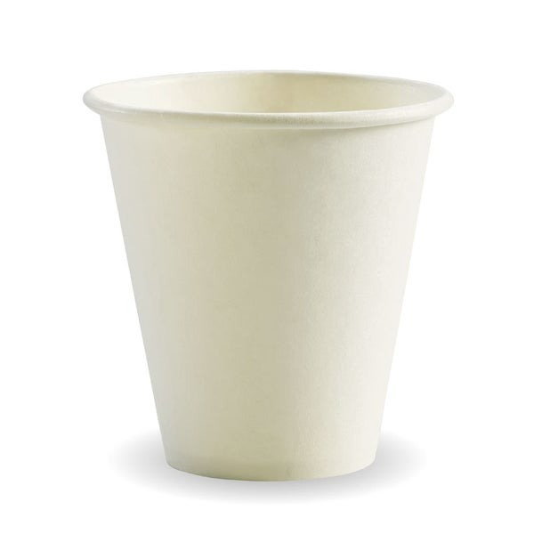 Generic 8ozB 90mm White Single Wall Cup CTN 1000