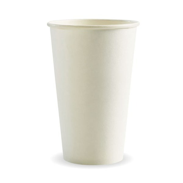 Generic 16oz White Single Wall Cups CTN 1000