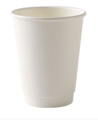 Aqueous 16oz WHITE Double Wall Hot Drink Cup CTN 500
