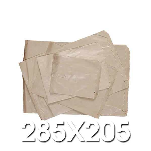3 Long Brown Paper Bags 285 x 205 PKT 500