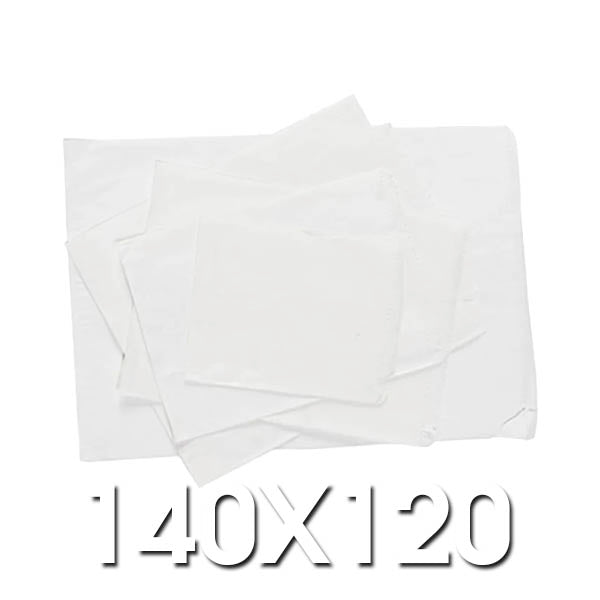 1/2 Long White Paper Bags 140 x 120 PKT 1000