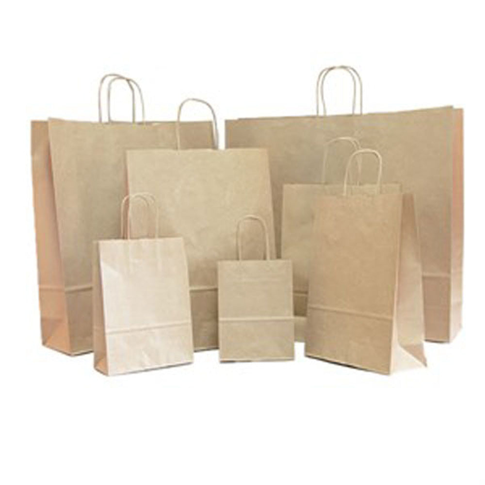 Small Brown Carry Bags 33x25x12cm CTN 250