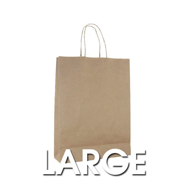 Large Brown Carry Bags 48x34+11cm CTN 250