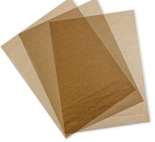 Chinese Unbleached Greaseproof Paper - 1/3 Cut (400 x 220) REAM 1