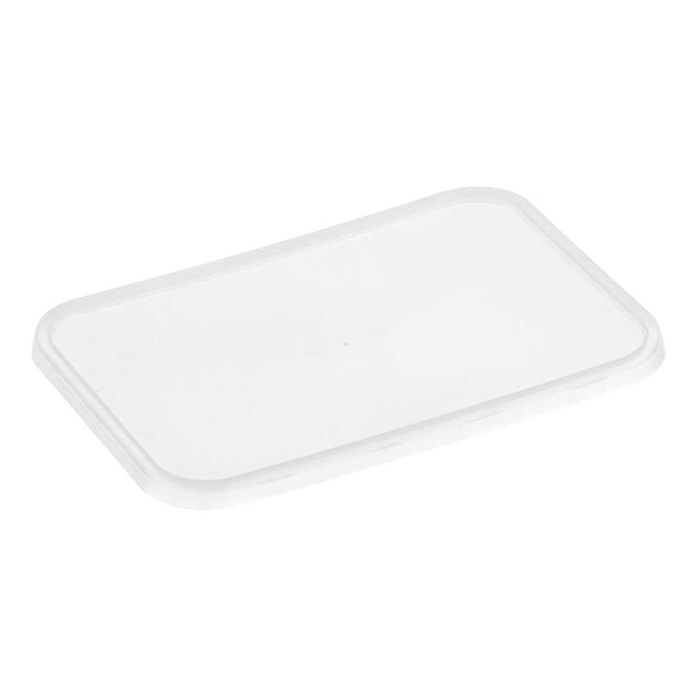 Genfac RIBBED Rectangular Lids to suit Containers CTN 500