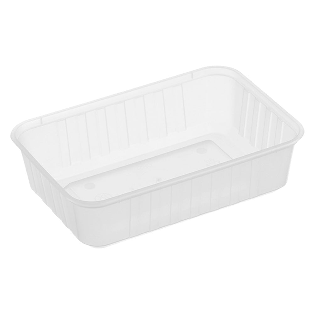 Genfac RIBBED - 680ml Rectangle Containers CTN 500