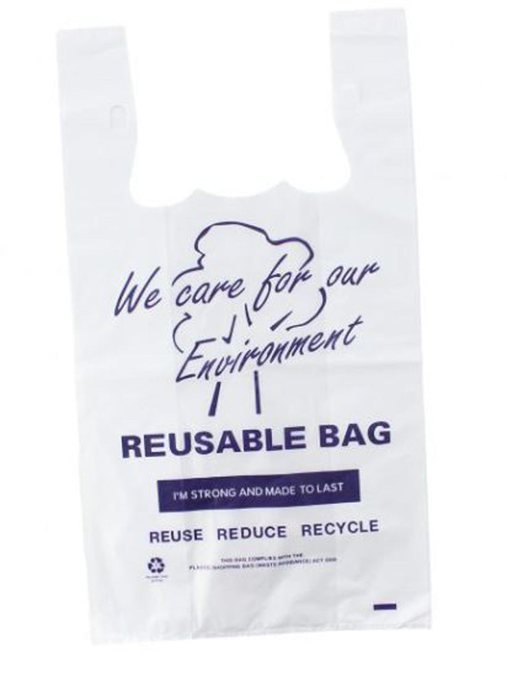 Large Reusable Singlet Bag - Purple (53.5x29+16cm) S12TA PKT 100