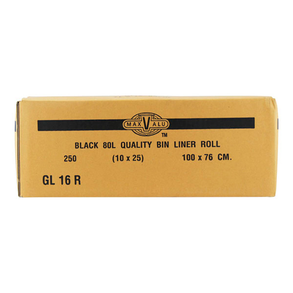 GL16R 80 L Bin Liners - (10 Rolls) CTN 250