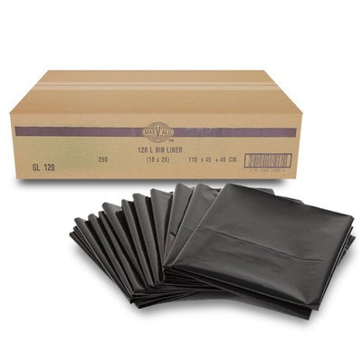 GL120 - 120Ltr Bin Liners - H/Duty CTN 250