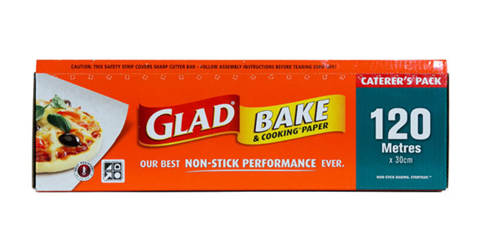 Gladbake Baking Paper - 120m x 30cm EACH 1