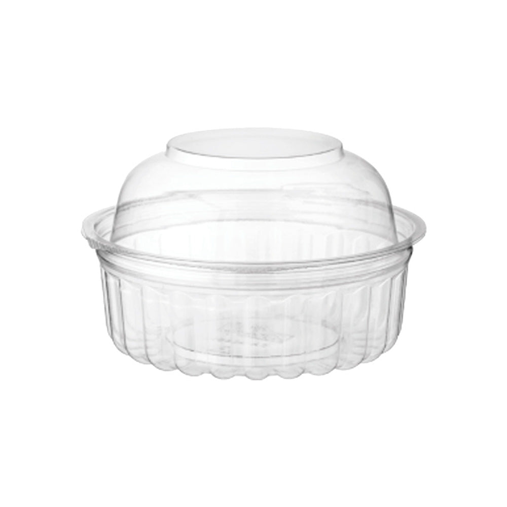 CA-408DL Castaway 8oz Clearview Food Bowl with Domed Lid SLV 50