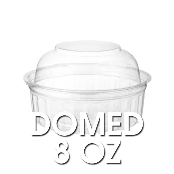 408DL - 8oz Clearview Food Bowl with Domed Lid CTN 250