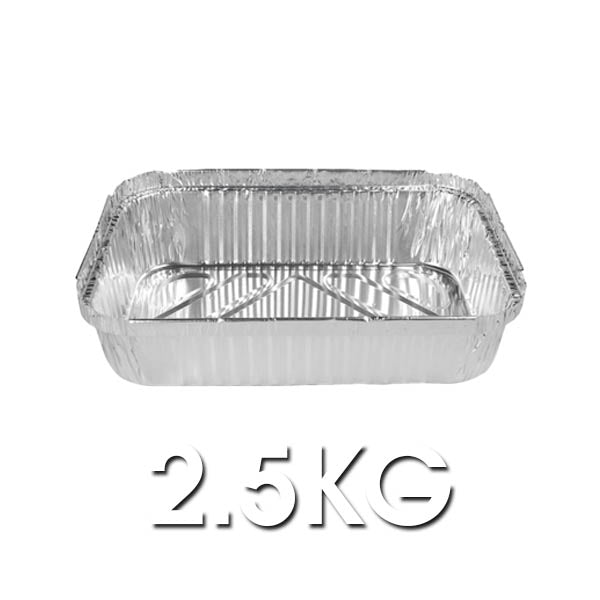 488 - Large Rectangular Foil Container - 2.5kg CTN 200