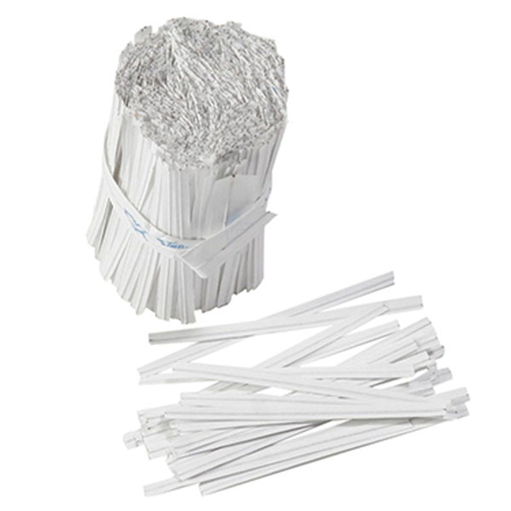 Bread Ties - Paper 75mm PKT 1000