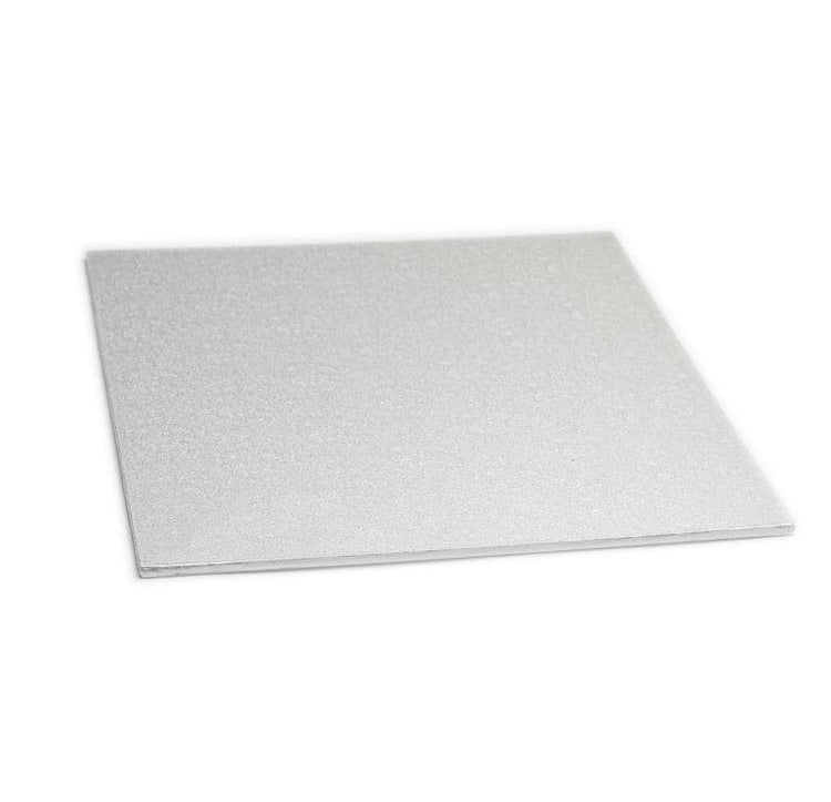 12 Square Standard Silver Cake Boards PKT 50