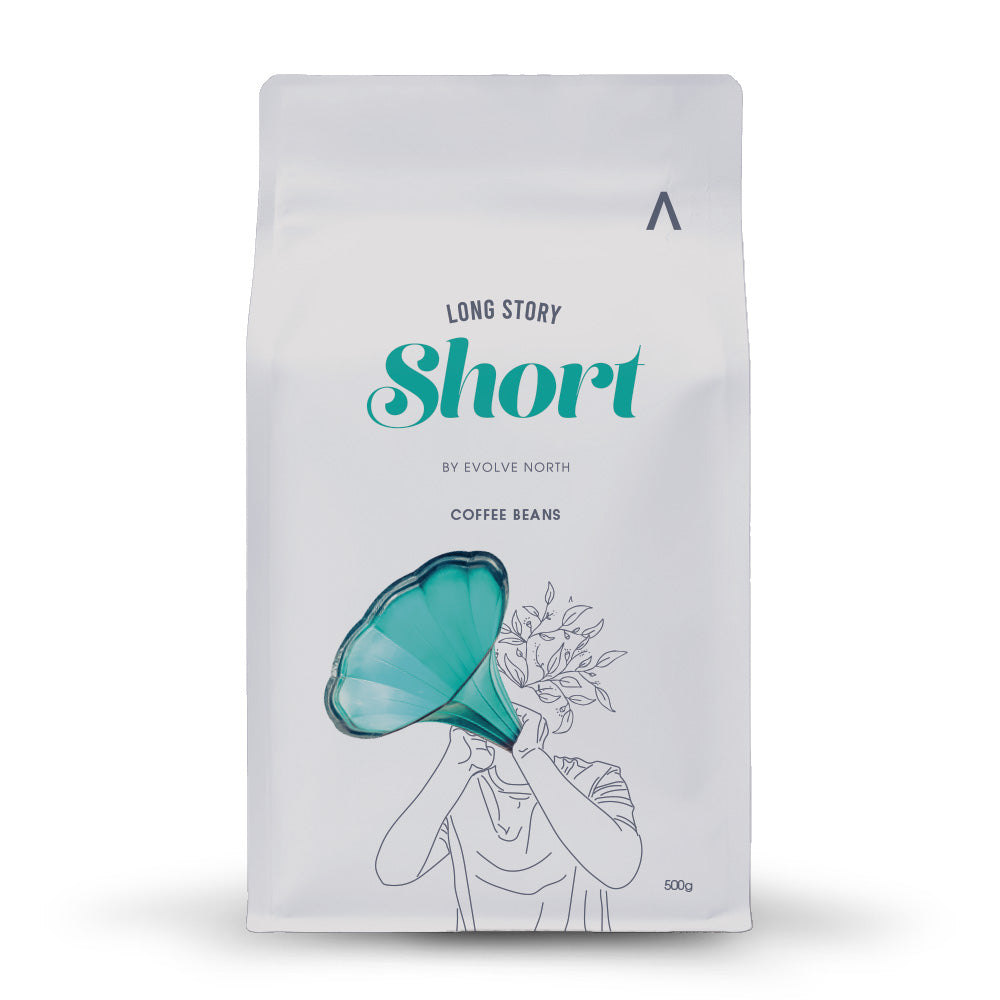 Long Story Short Whole Roast Coffee - 500gm Retail Bag - HOUSE BLEND BAG 500gm