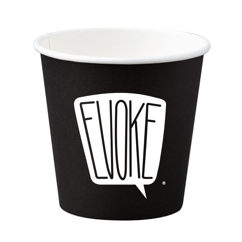 Evoke 8oz 80mm Traditional SINGLE Wall Cups x 1000 CTN 1