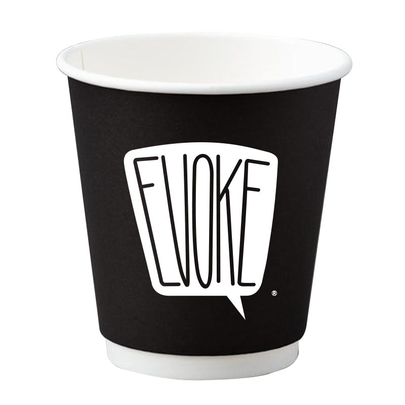 Evoke 8ozB 90mm Double Wall Cups x 500 CTN 1